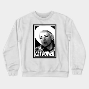 Cat Power - Portrait retro Crewneck Sweatshirt